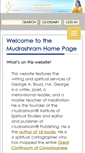 Mobile Screenshot of mudrashram.com