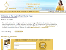 Tablet Screenshot of mudrashram.com